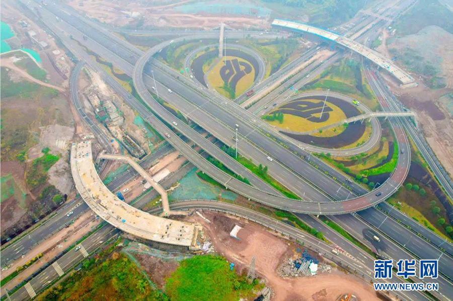 重庆青龙咀东西双向辅道桥贯通!设计师揭秘“悟空立交”背后故事