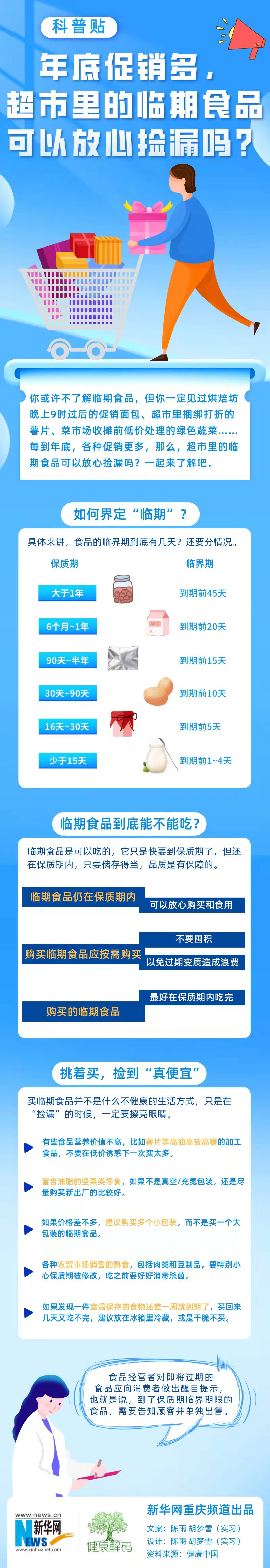 年底促销多，超市里的临期食品可以放心捡漏吗？