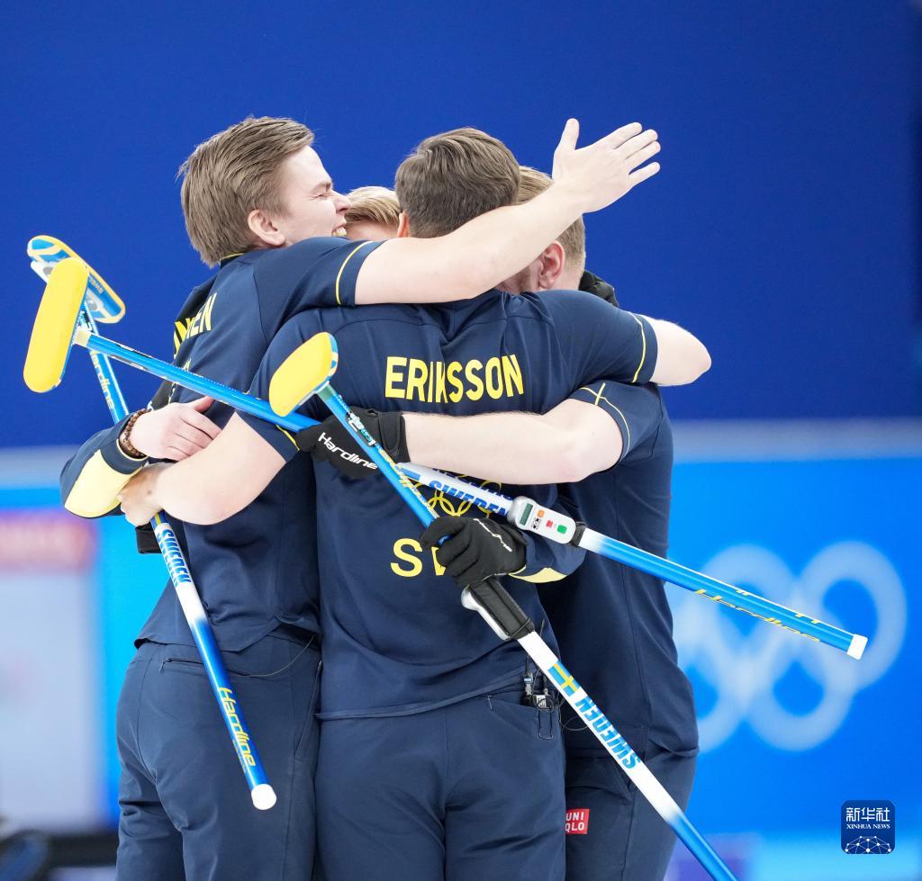 冰壶男子金牌赛：瑞典队胜英国队