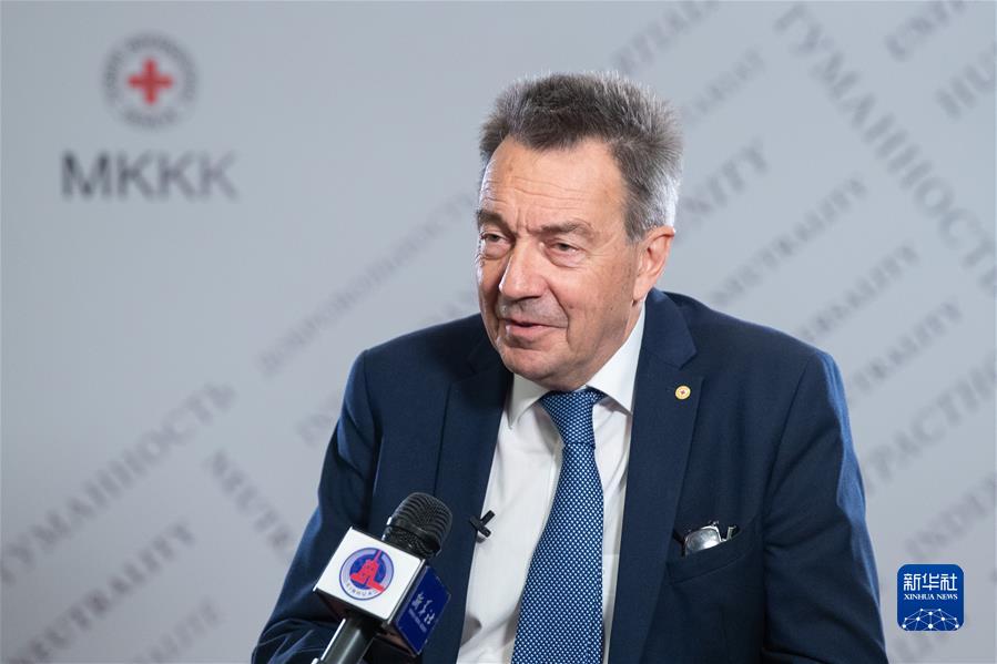 （国际&middot;图文互动）专访：中方倡议指明了解决乌克兰人道问题当务之急&mdash;&mdash;访红十字国际委员会主席彼得&middot;莫雷尔