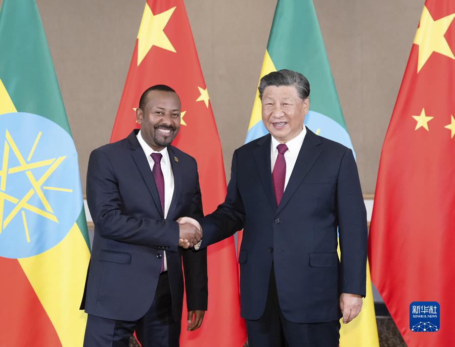 習近平會見埃塞俄比亞總理阿比