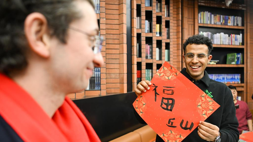 埃及留学生感受“中国年”