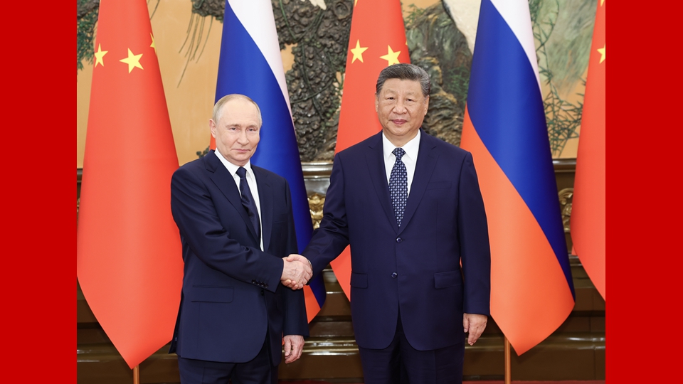 习近平同俄罗斯总统普京会谈