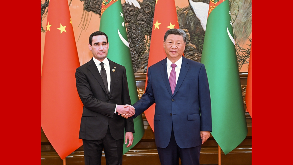 习近平会见土库曼斯坦总统别尔德穆哈梅多夫