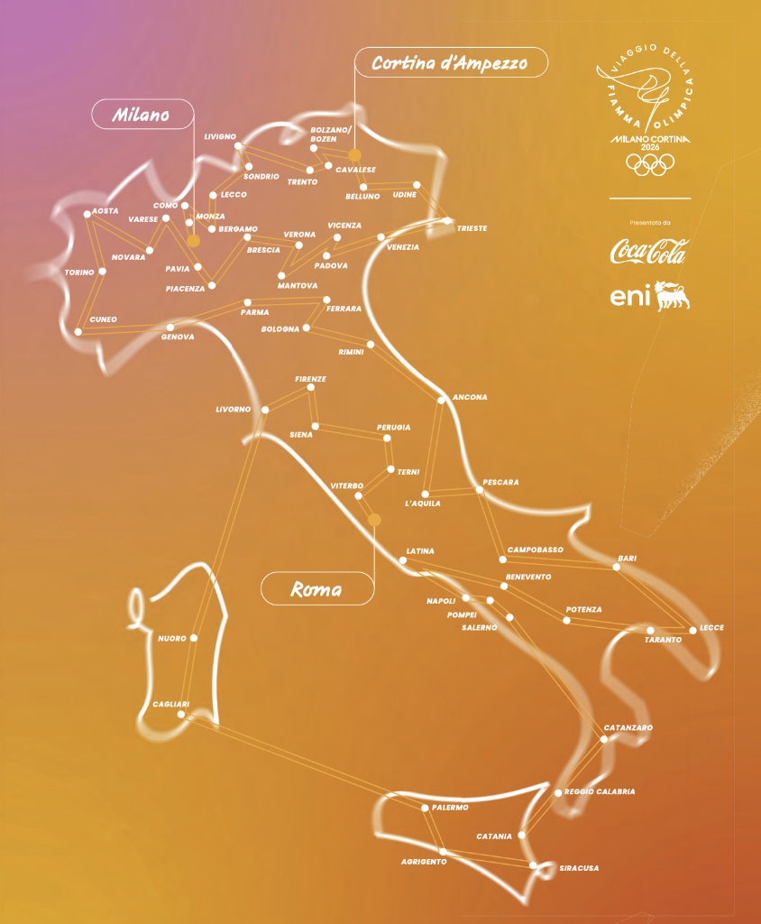 米兰冬奥会火种抵达意大利即将开启本土传递-新华网