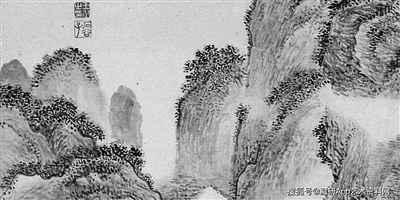 孟浩然诗意图(局部 清 王翚) 孟浩然诗意图(局部 清 王翚)