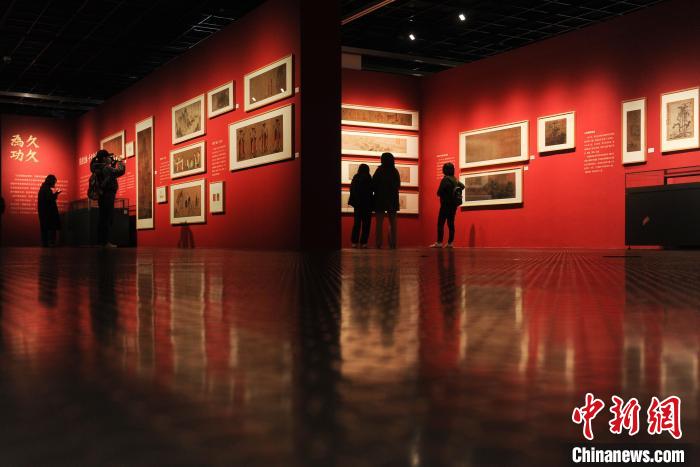图为:展览现场。 王刚 摄