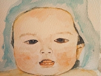 妈妈200多幅手绘记录孩子成长