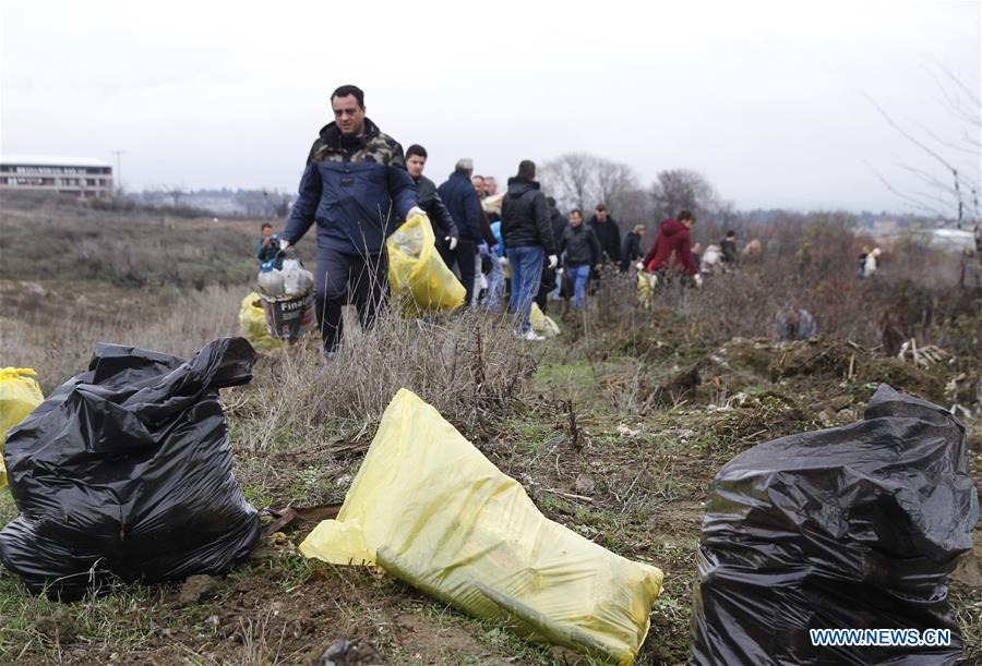 NORTH MACEDONIA-CLEAN-UP-CAMPAIGN