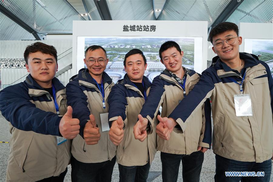 CHINA-JIANGSU-HIGH-SPEED RAIL LINE-LAUNCH (CN)