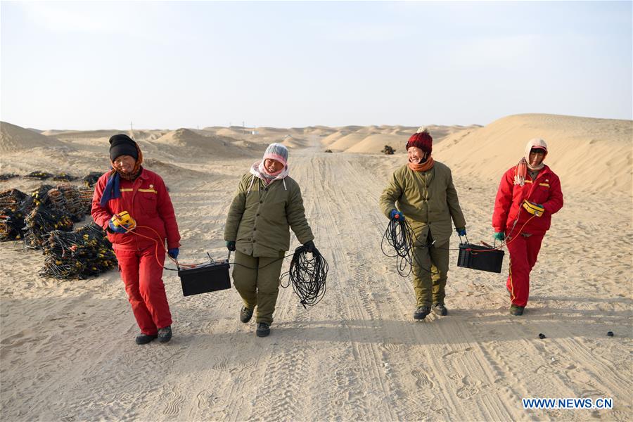 CHINA-XINJIANG-GEOPHYSICAL SURVEY-WORKER (CN)