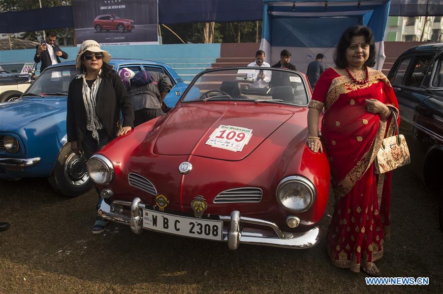 INDIA-KOLKATA-VINTAGE CAR RALLY