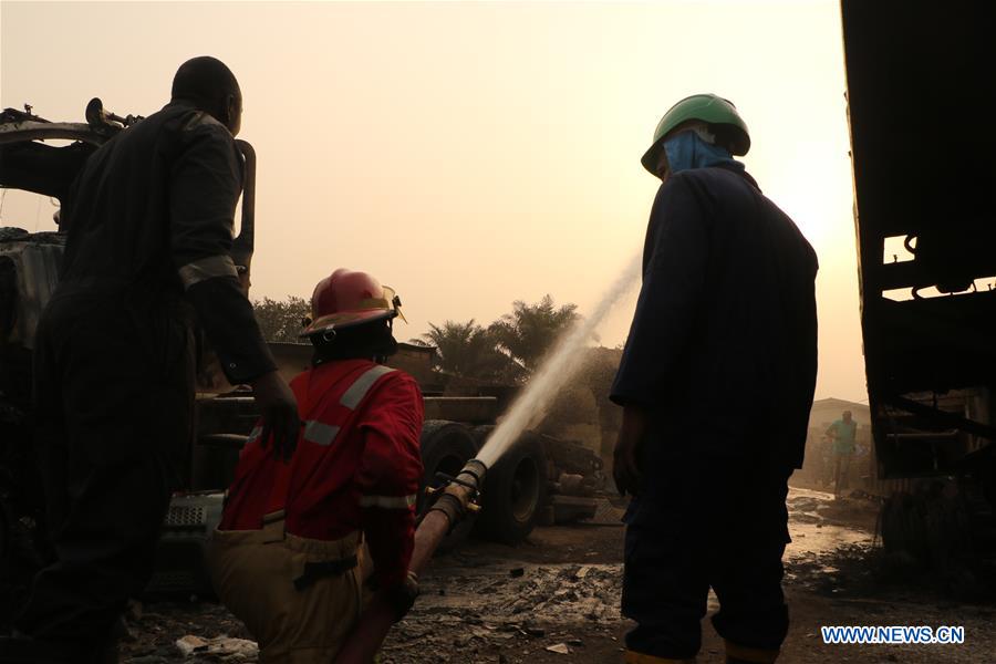 NIGERIA-LAGOS-PIPELINE EXPLOSION