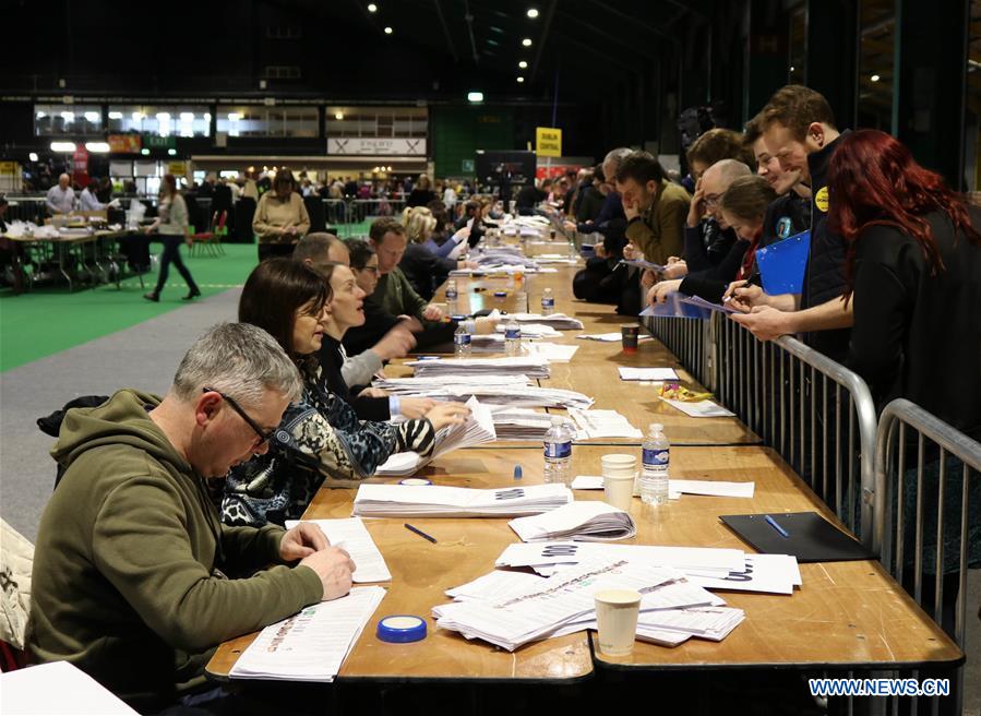 IRELAND-DUBLIN-GENERAL ELECTION-VOTE COUNTING