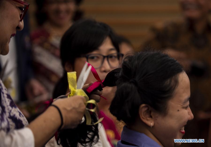INDONESIA-JAKARTA-HAIR DONATION