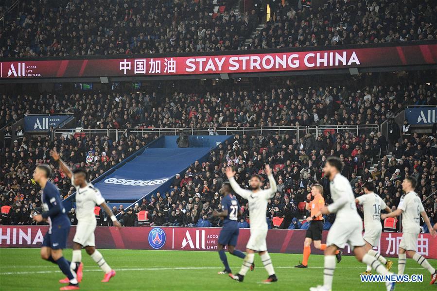 (SP)FRANCE-PARIS-FOOTBALL-LIGUE 1-PSG VS BORDEAUX