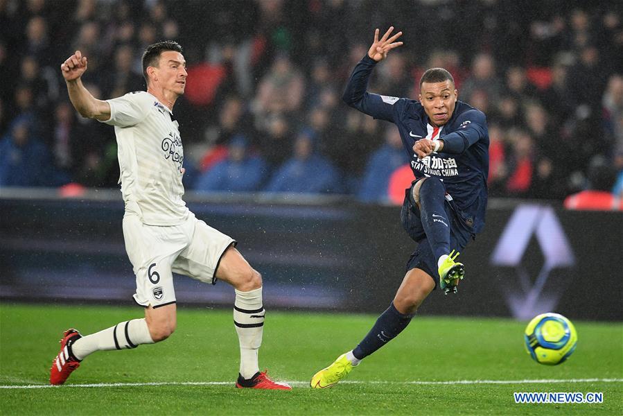 (SP)FRANCE-PARIS-FOOTBALL-LIGUE 1-PSG VS BORDEAUX
