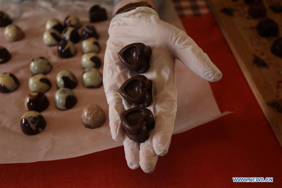MIDEAST-RAMALLAH-SPECIAL CHOCOLATE-LOCAL HERBS