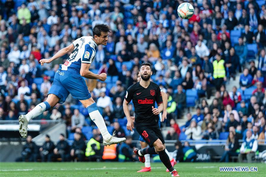 (SP)SPAIN-BARCELONA-SOCCER-SPANISH LEAGUE-ESPANYOL VS ATHLETICO MADRID