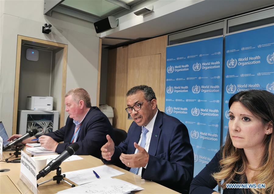 SWITZERLAND-GENEVA-WHO-CHIEF-COVID-19-DAILY BRIEFING