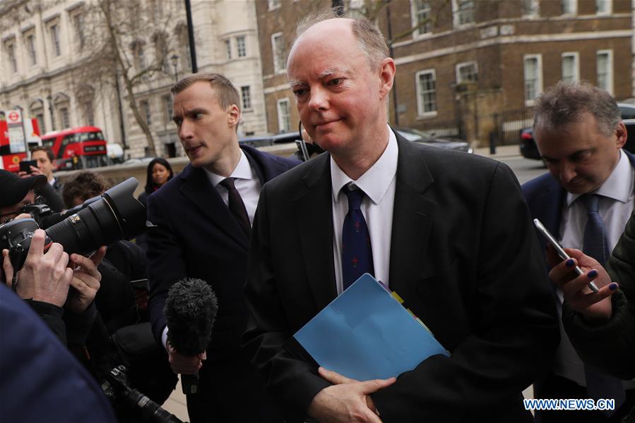 BRITAIN-LONDON-COVID-19-COBRA MEETING