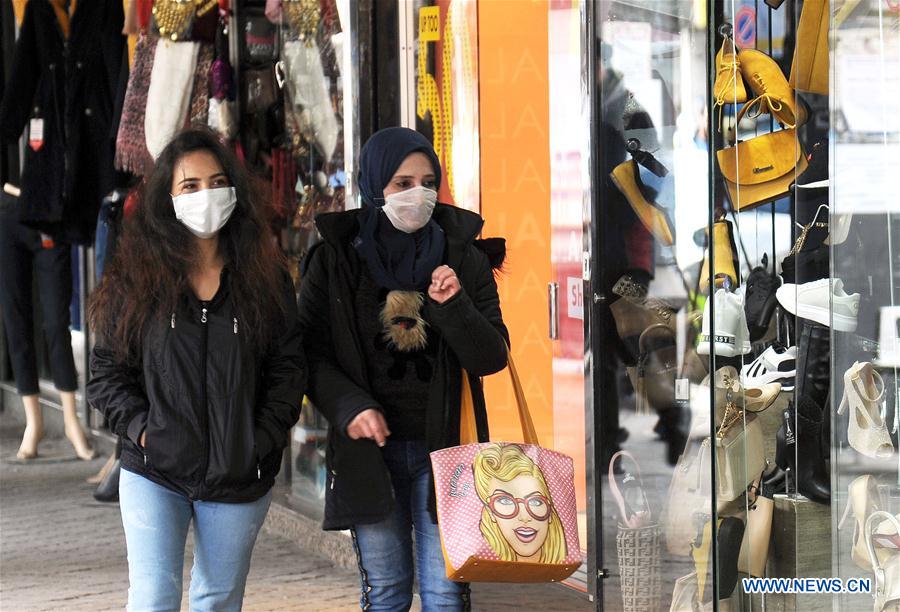 SYRIA-DAMASCUS-STREET-FACE MASK