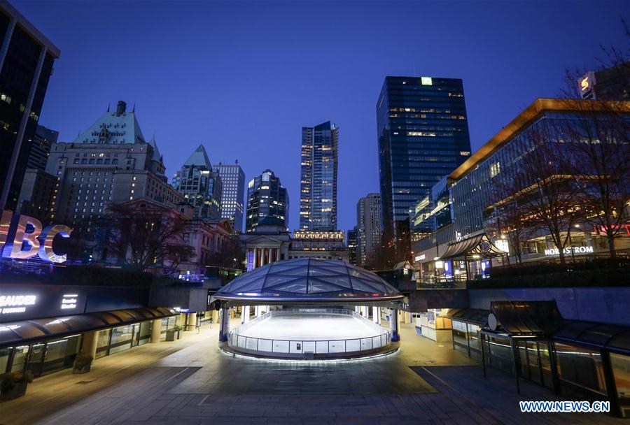 CANADA-VANCOUVER-COVID-19-DESERTED TOWN 