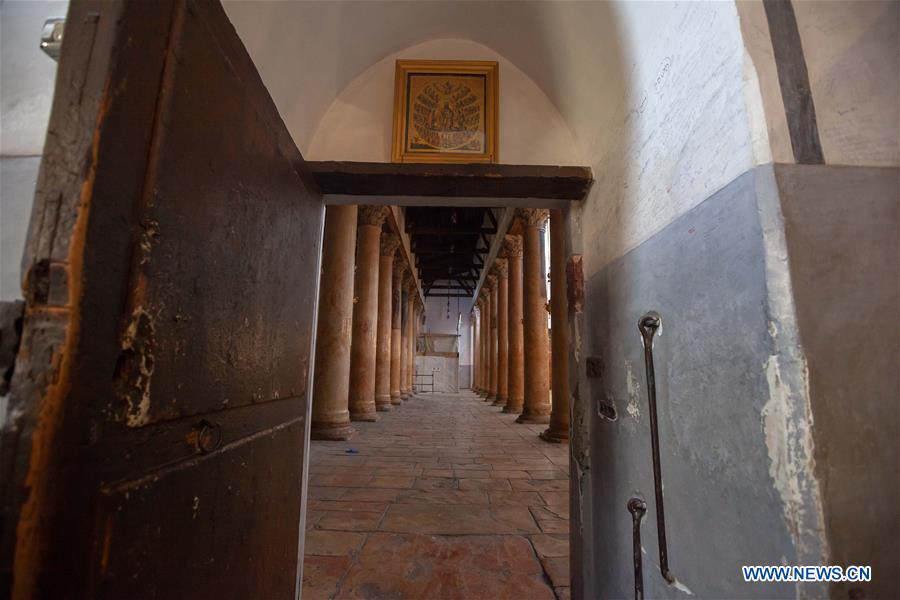 MIDEAST-BETHLEHEM-COVID-19-MEASURES