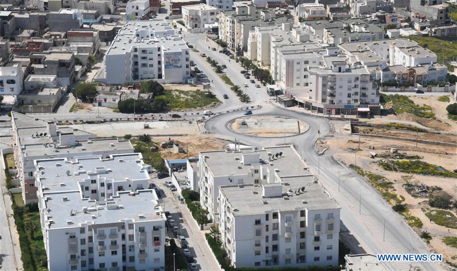 TUNISIA-TUNIS-BIRD'S EYE VIEW
