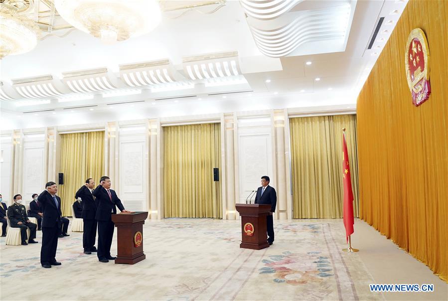 CHINA-BEIJING-NPC-OATH-TAKING CEREMONY (CN)