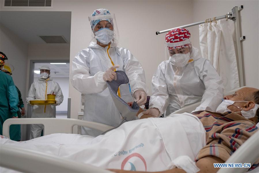 TURKEY-ISTANBUL-COVID-19-HOSPITAL-TREATMENT