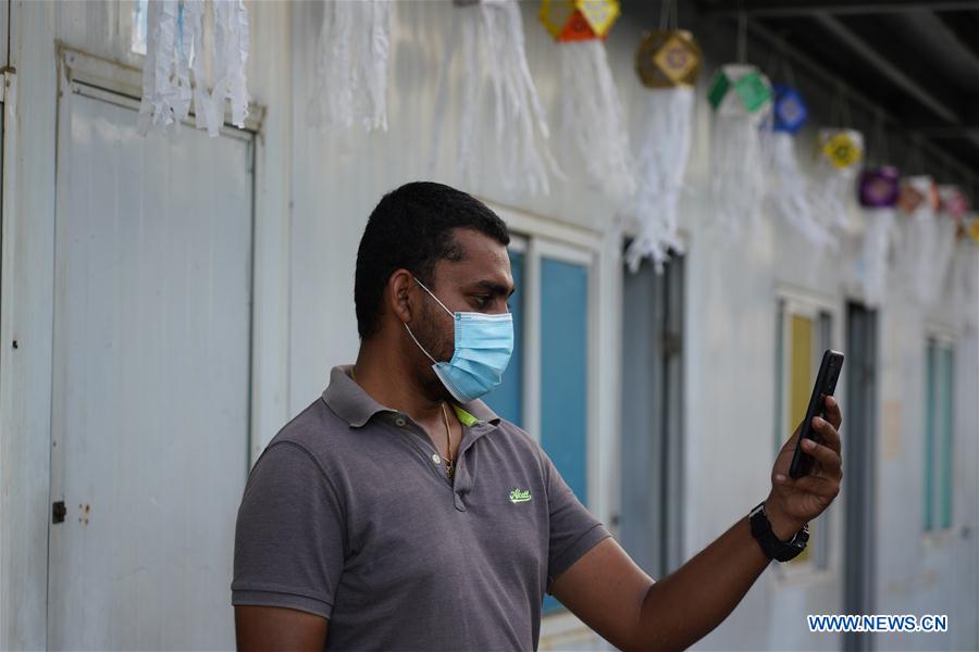 SRI LANKA-COLOMBO PORT CITY-VESAK-CELEBRATION 