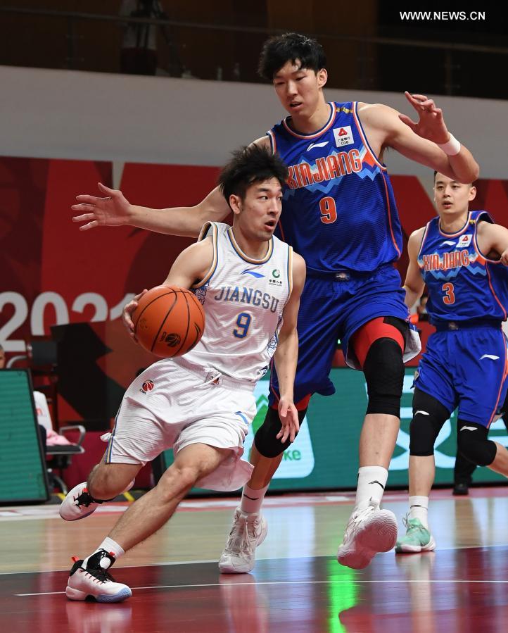 CBA: Beijing Ducks vs. Jiangsu Dragons - Xinhua
