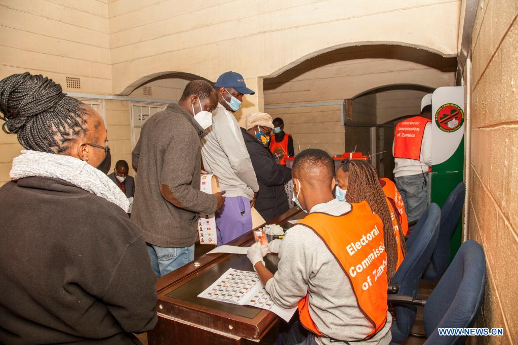 Voting starts in Zambia's tightlycontested elections Xinhua