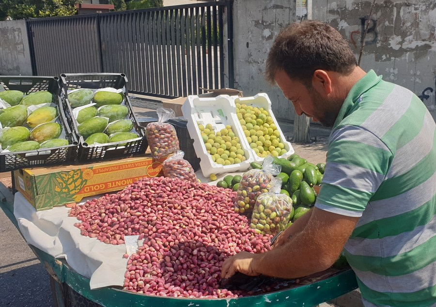 Mideast in Pictures Happy business of "smiling nut" pistachio