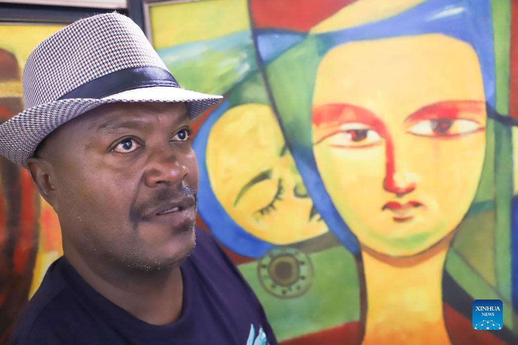 Feature Disabled Ethiopian artist makes a name by painting with his