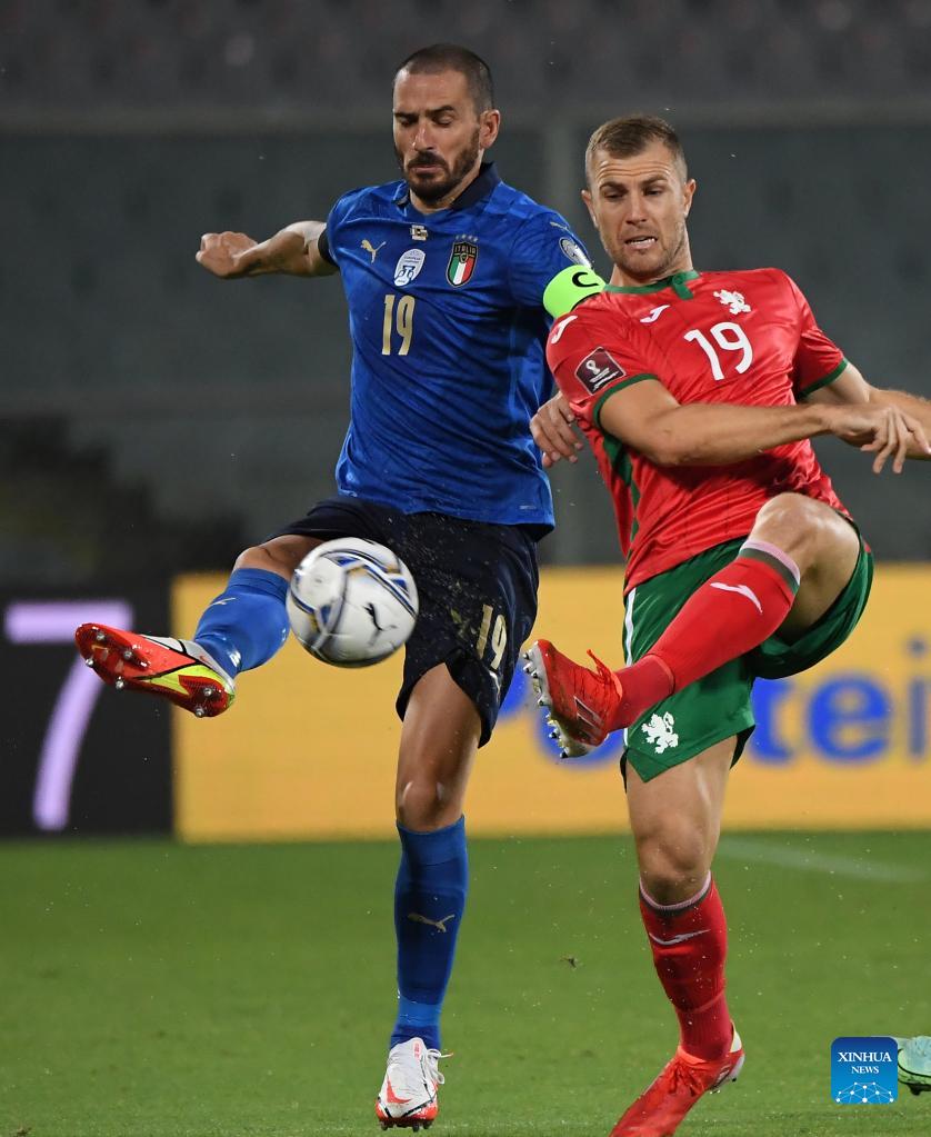 FIFA World Cup Qatar 2022 qualification match Italy vs