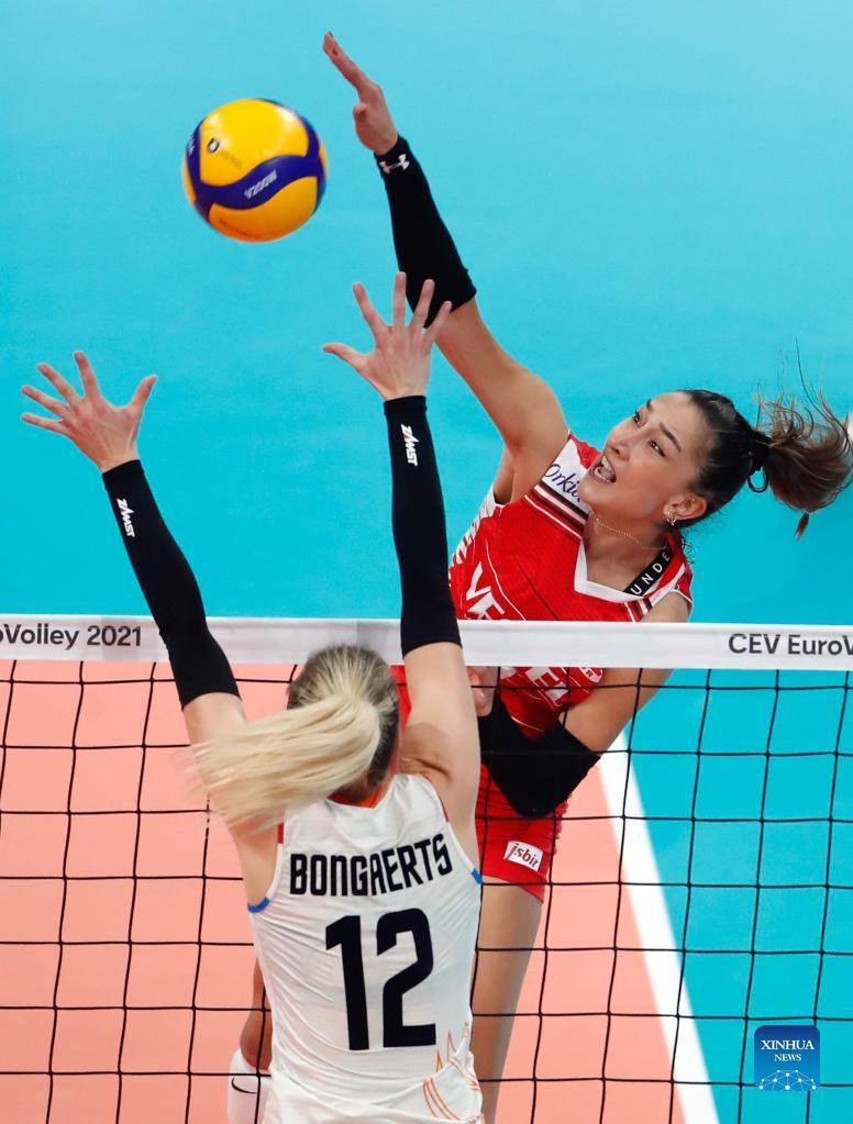 Highlights of CEV EuroVolley 2021 womens bronze medal volleyball match