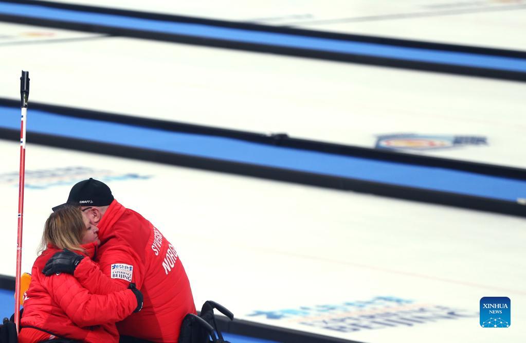 Highlights of World Wheelchair Curling Championship 2021 Xinhua