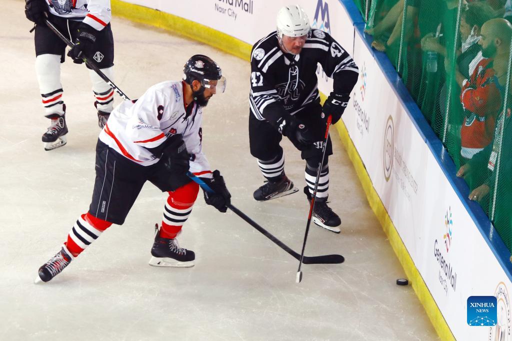 Egypt Ice Hockey Experience 2021 organized in Cairo Xinhua