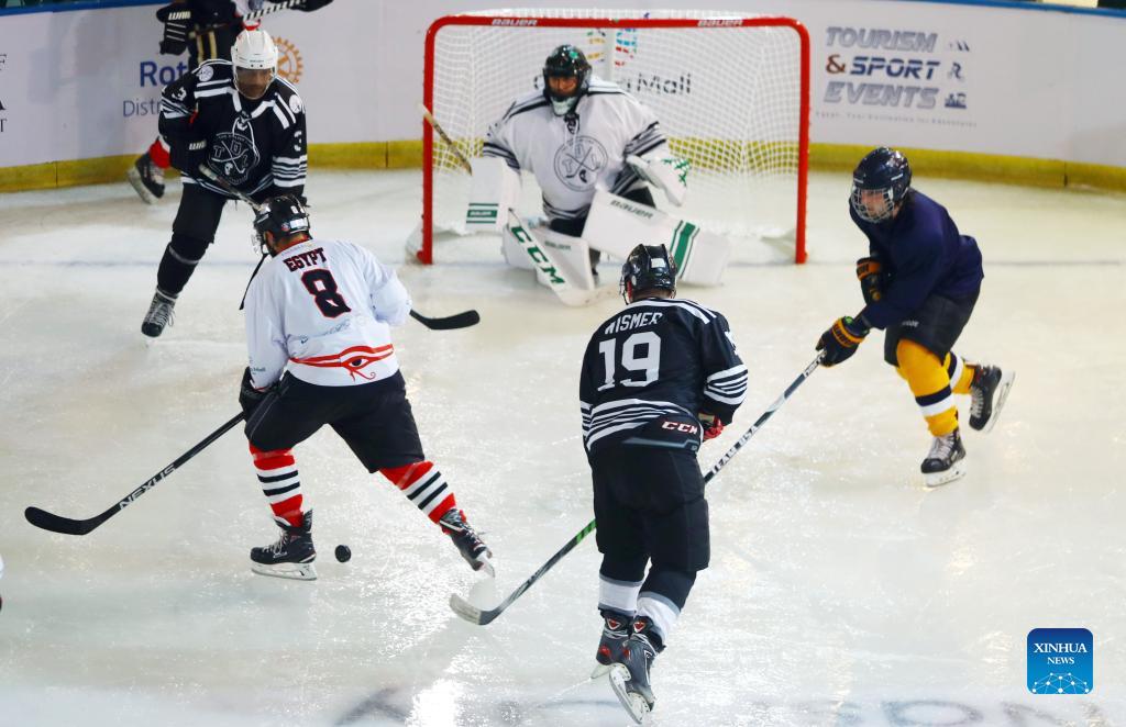 Egypt Ice Hockey Experience 2021 organized in Cairo Xinhua