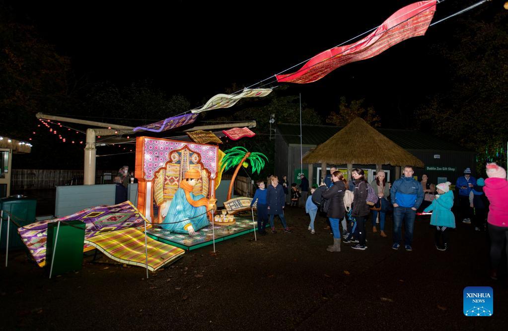 Annual lantern show opens in Dublin, Ireland Xinhua