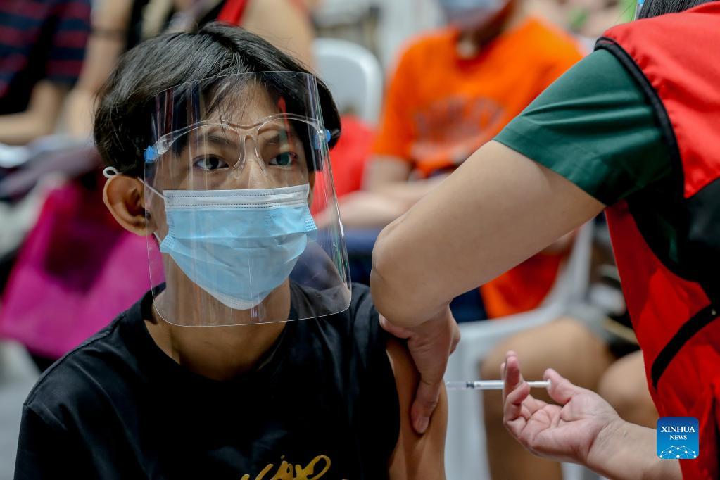 Philippines starts to inoculate minors aged 1217 with COVID19 vaccine