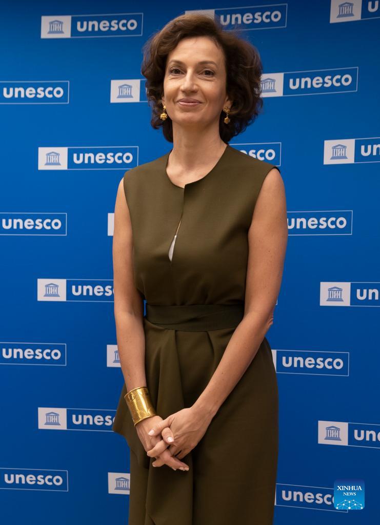 Audrey Azoulay reelected UNESCO head Xinhua
