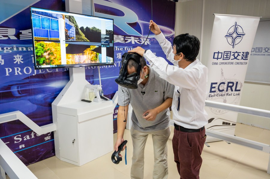 Immersive VR technology in use for Malaysian mega railway project's
