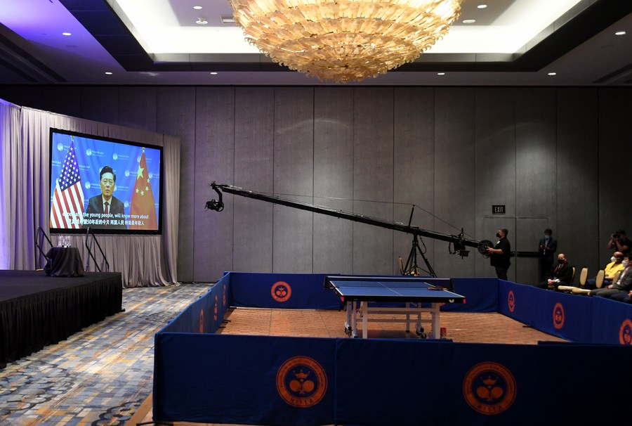 Chinese, U.S. table tennis communities celebrate 50th anniversary of