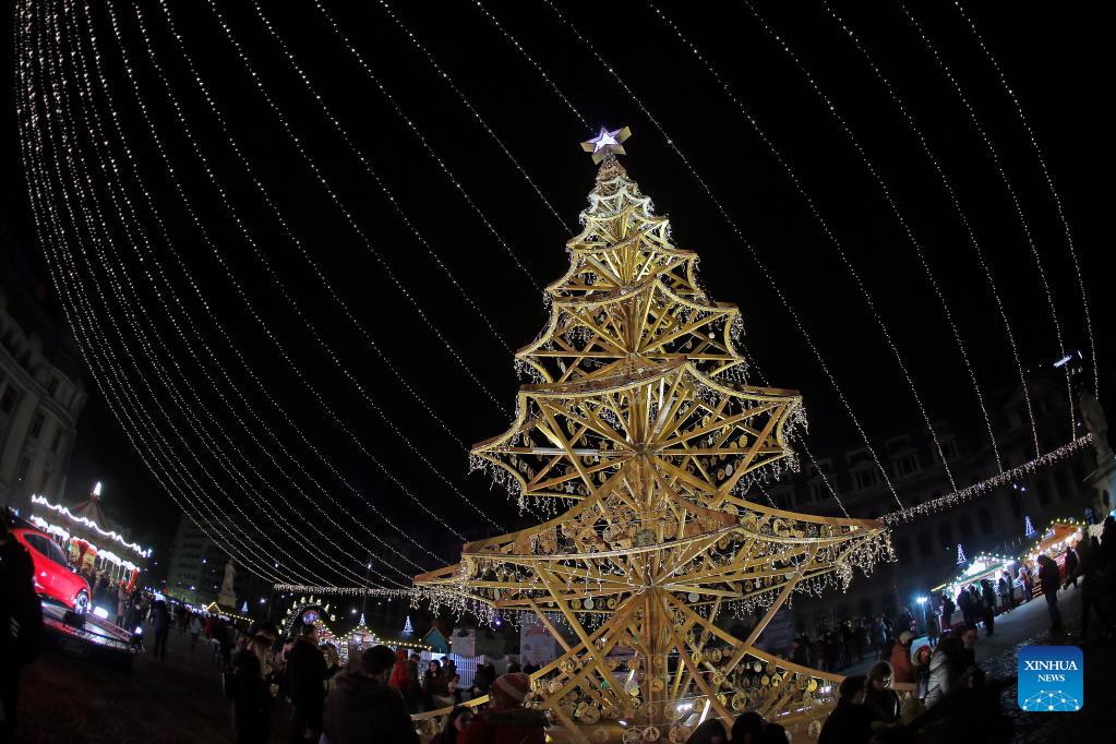 Christmas Market Bucharest 2022 Bucharest Christmas Market Opens In Romania - Xinhua