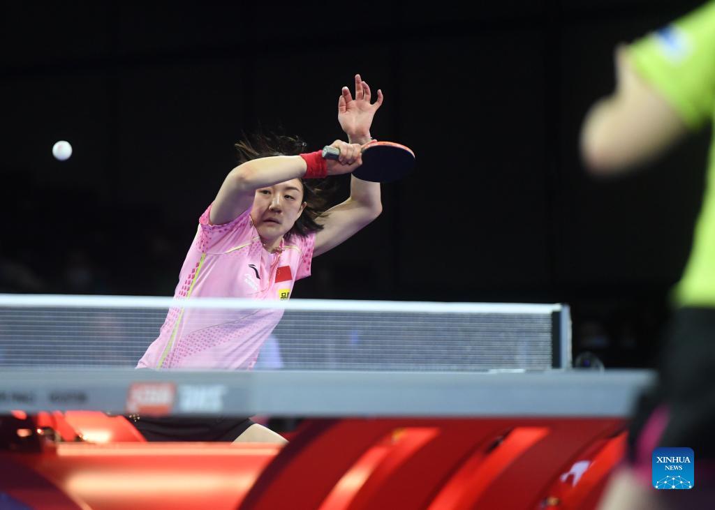 Chinese paddlers display top form at table tennis worlds as