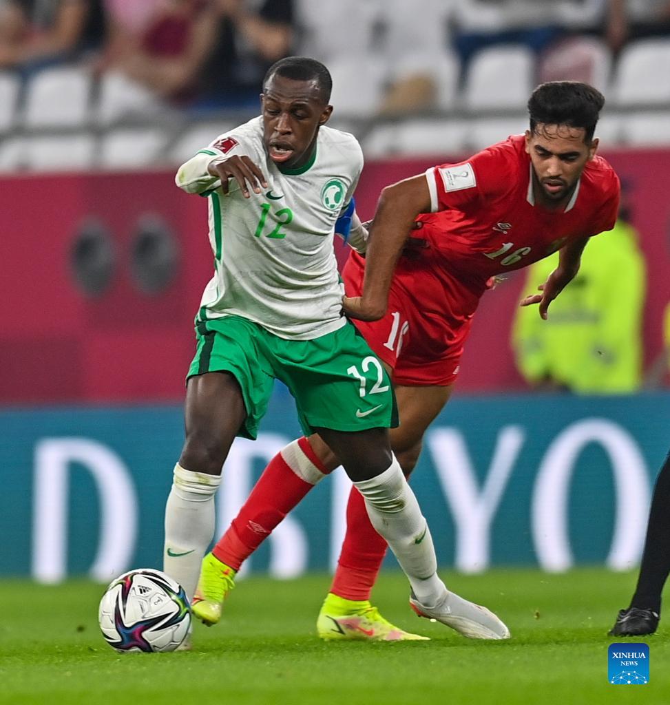 FIFA Arab Cup Qatar 2021 Group C football match：Saudi Arabia vs