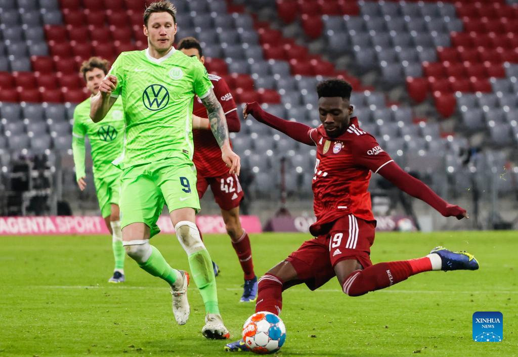 Bayern ease past struggling Wolfsburg in Bundesliga - Xinhua